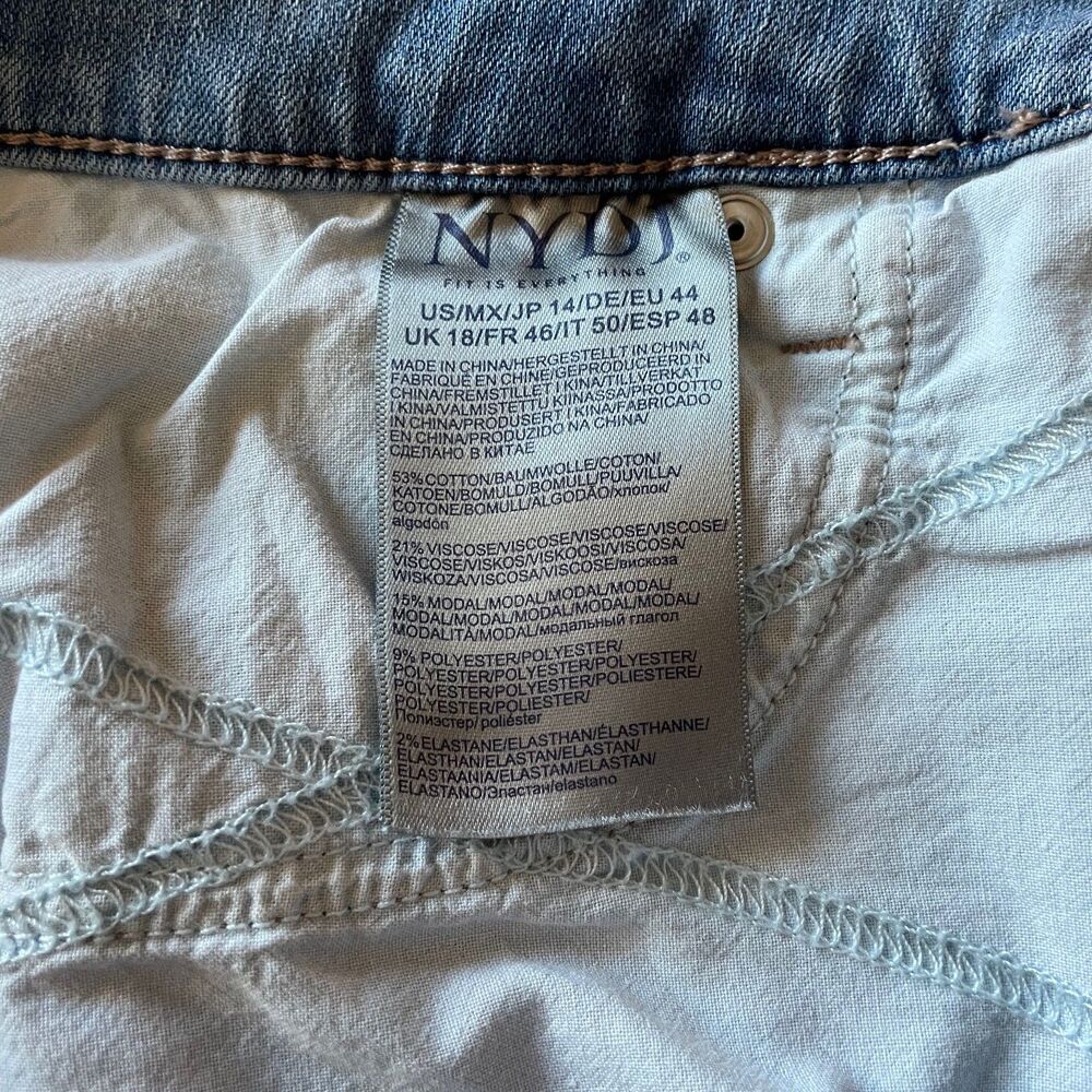 NYDJ Marilyn Ankle Jeans, size 14 - Picture 5 of 11